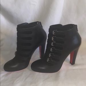Christian Louboutin black booties